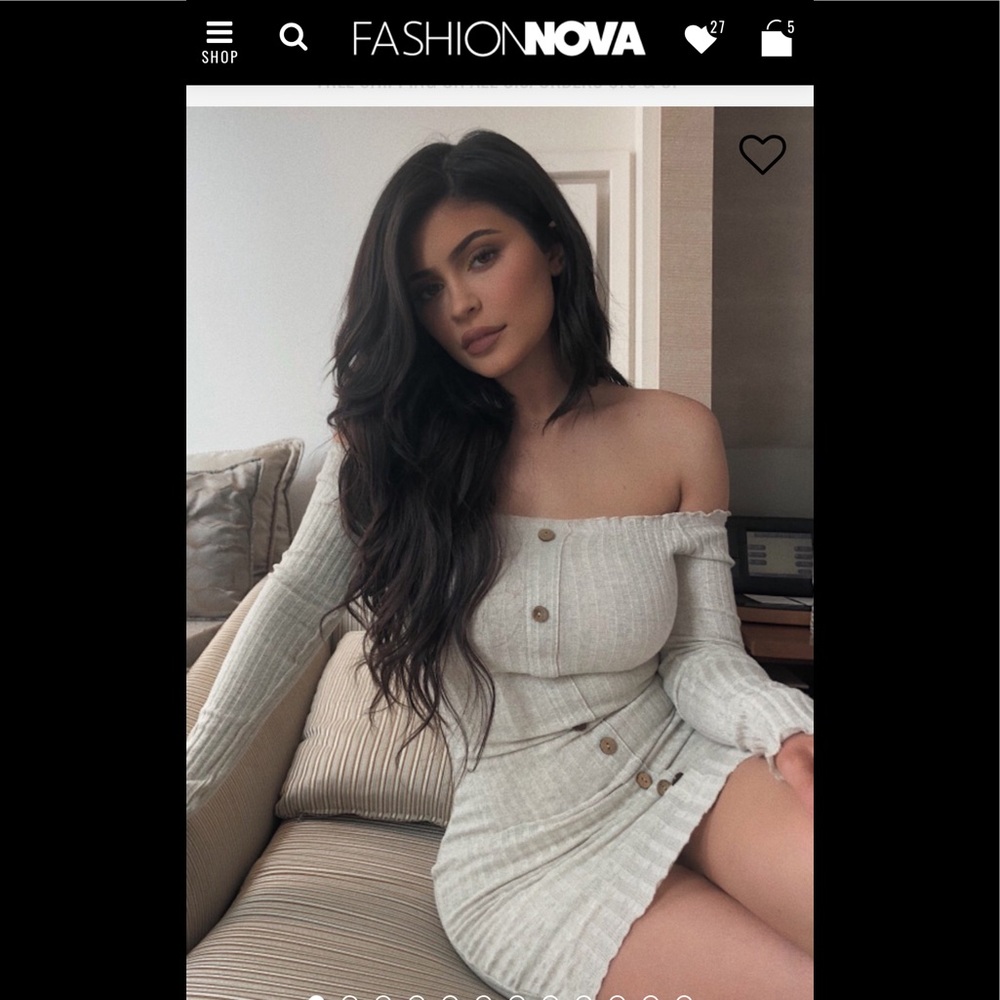 Fashion nova dress- Oatmeal